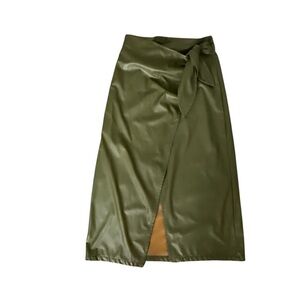 SHEIN Chic Olive Wrap Skirt – XS